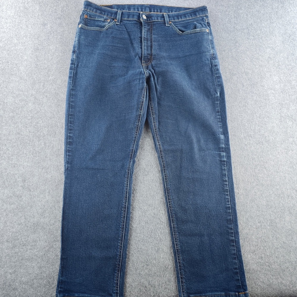 Levis 541 Athletic Taper Jeans Mens 36x30 Blue Denim Stretch Dark Wash